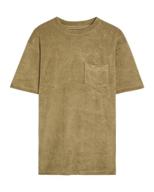 Aurélien Green Terry T-Shirt for men
