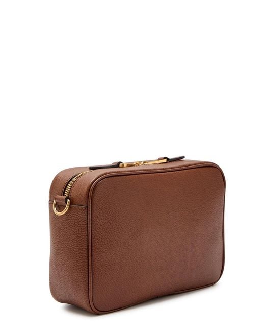 Mulberry Brown Darley Grained Leather Camera Bag