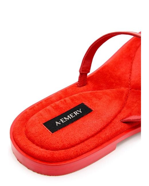 A.Emery Red A. Emery Turi Leather Sandals