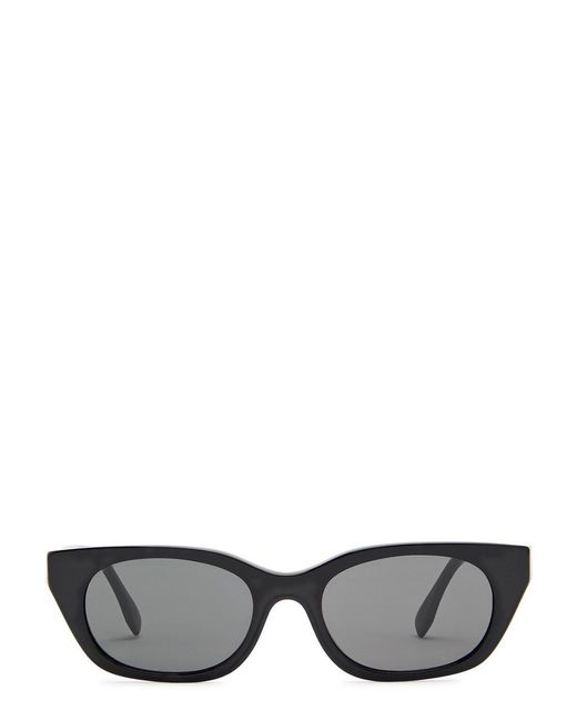 Fendi Gray Narrow Cat-Eye Sunglasses