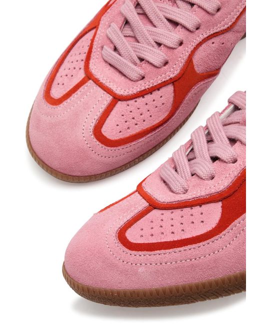 Alohas Pink Tb.490 Rife Panelled Suede Sneakers