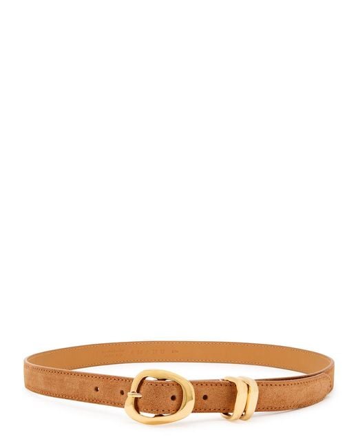 Amanu White The Tugela Leather Belt