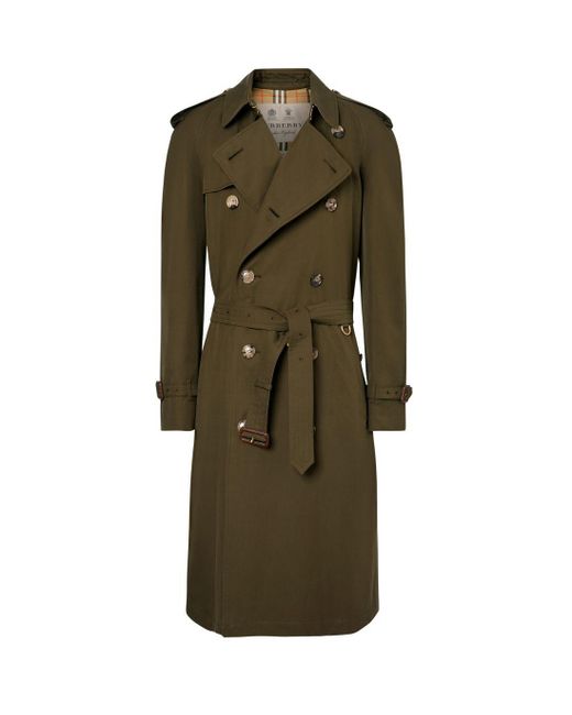 Burberry Green The Westminster Heritage Trench Coat for men