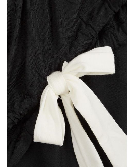 Eberjey Black Gisele Stretch-modal Pyjama Set