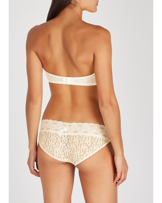 Wacoal White Halo Lace Strapless Bra