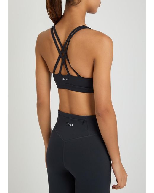 Tala Black Skin Luxe Stretch-Jersey Bra