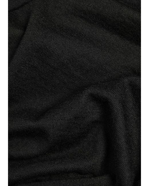 Joseph Black High-Neck Cashmere Knit Top