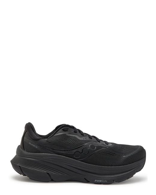 Saucony Black Guide 19 Mesh-Knit Sneakers for men