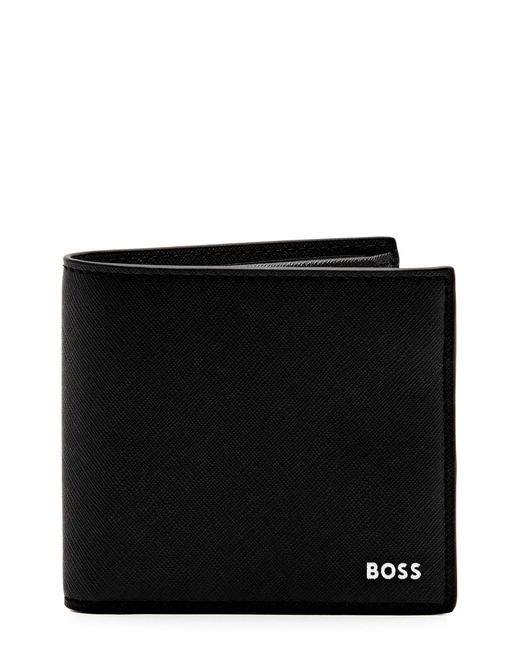 Boss Black Logo Leather Wallet for men