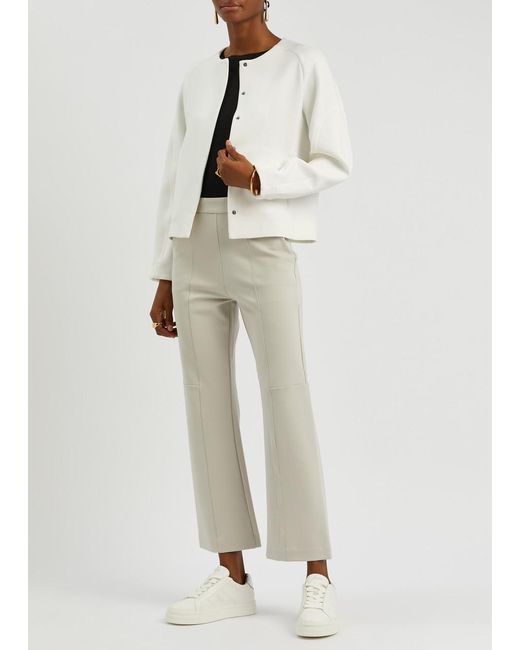 Max mara white jacket top