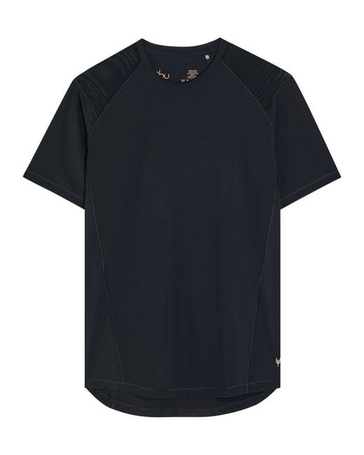 Now You Live Black Waterley Stretch-Jersey T-Shirt