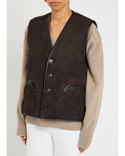 Blazé Milano Black Tatoosh Sheepskin Gilet