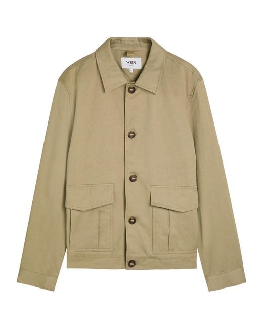 Wax London Natural Strand Twill Jacket for men