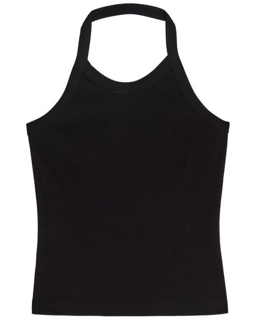 Flore Flore Black Angie Cotton Tank