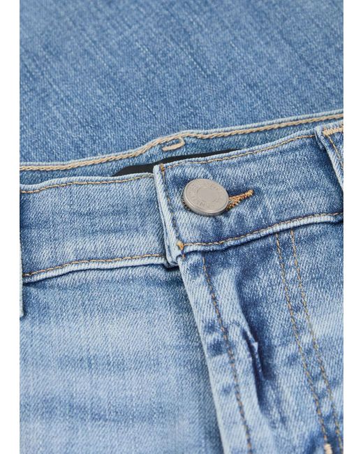 7 For All Mankind Blue Slimmy Tapered Luxe Performance Jeans for men