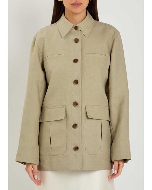 Heirlome Natural Linen Barn Jacket