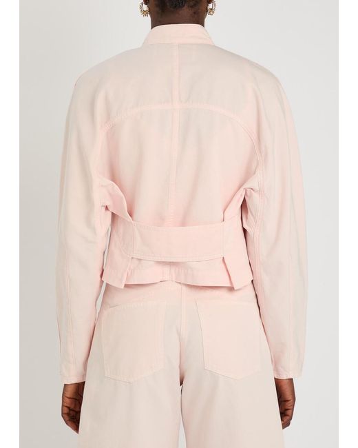 Alaïa Pink Denim Jacket