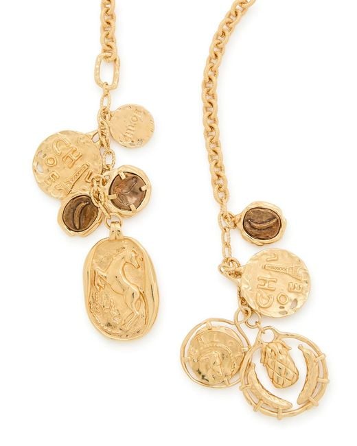 Chloé White The Chloé Medals Layered Necklace