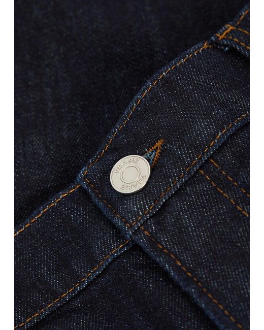 FRAME Blue Modern Straight-Leg Jeans for men