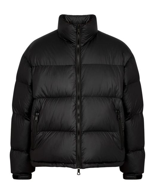 MKI Miyuki-Zoku Black Quilted Shell Jacket for men
