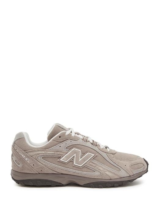 New Balance Brown 204L Panelled Suede Sneakers