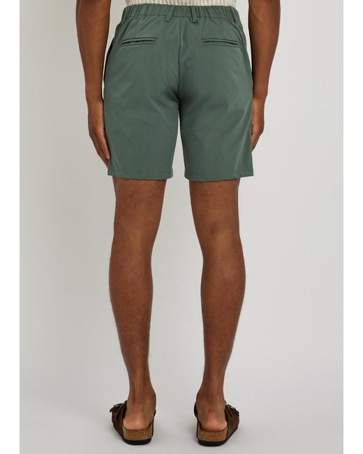 Raith Green Luiz Hybrid Stretch-Jersey Shorts for men