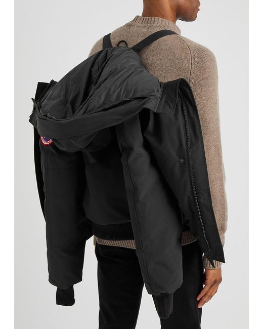 Canada Goose Black Chilliwack Arctic-Tech Bomber Jacket, Bomber for men