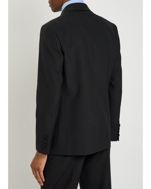 Valentino Garavani Black Double-Breasted Wool Blazer for men