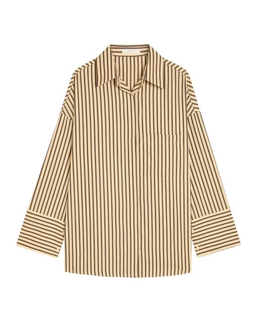 Faithfull The Brand Natural Clemente Striped Cotton Shirt