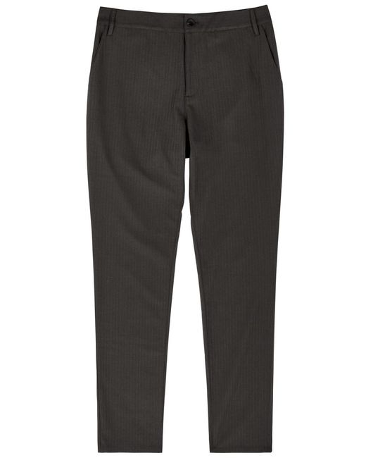 PAIGE Gray Stafford Stretch-jersey Slim-leg Trousers for men