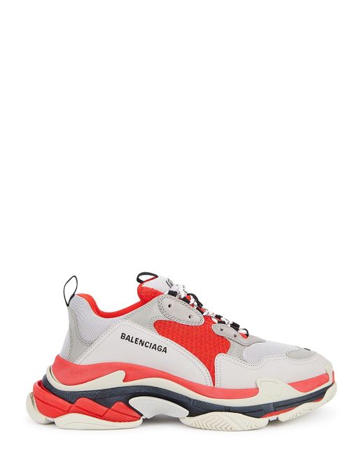 balenciaga red triple s