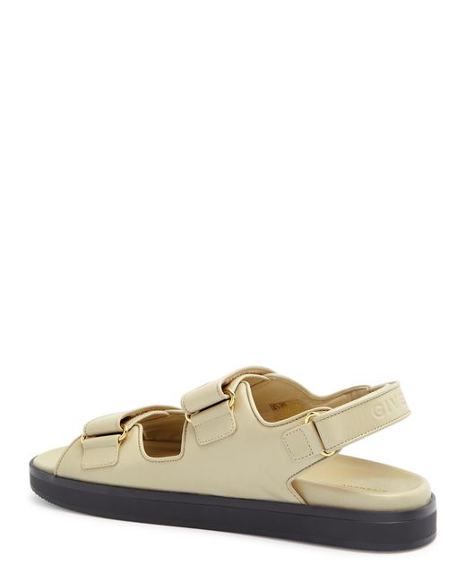 Givenchy Natural 4g Leather Sandals