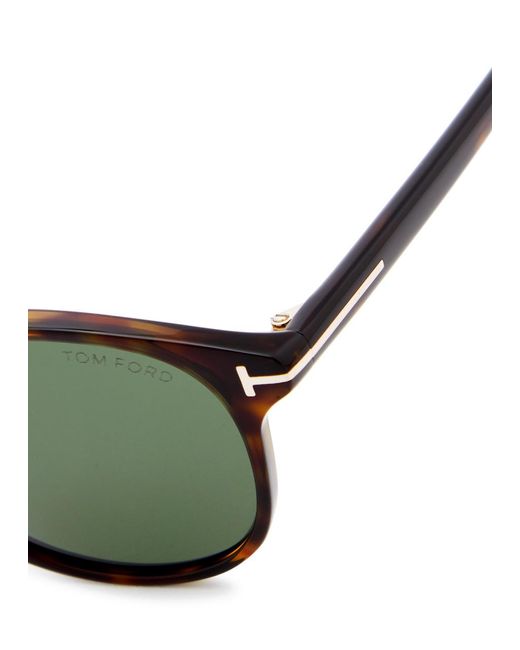 Tom Ford Green Lewis Round-frame Sunglasses for men