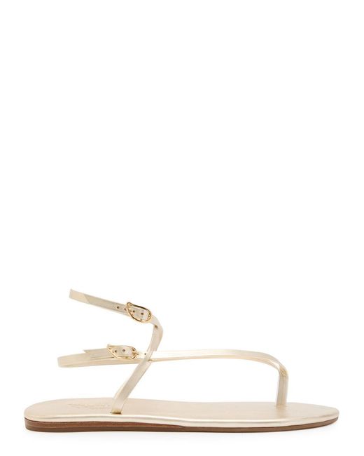 Ancient Greek Sandals White Kallisti Leather Sandals