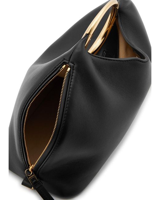 Jacquemus Black Le Calino Leather Top Handle Bag