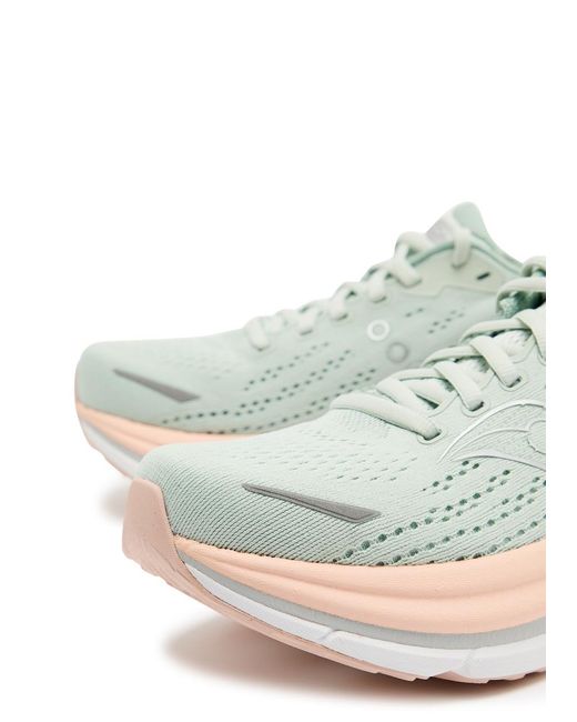 Saucony Blue Hurricane 25 Mesh-Knit Sneakers