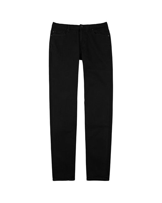 7 For All Mankind Black Paxtyn Luxe Performance Plus+ Skinny Jeans for men