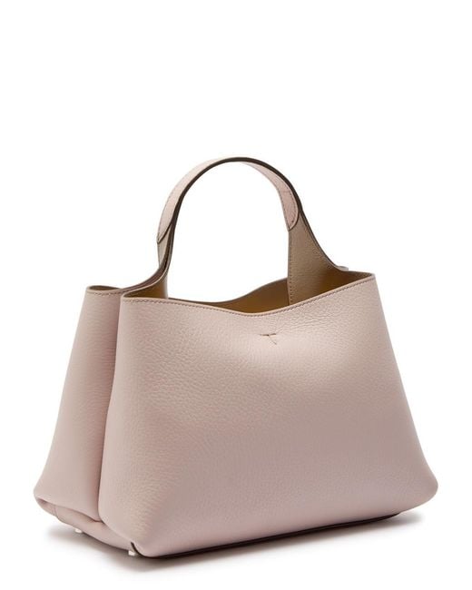 Tod's Pink Florida Mini Leather Tote Bag