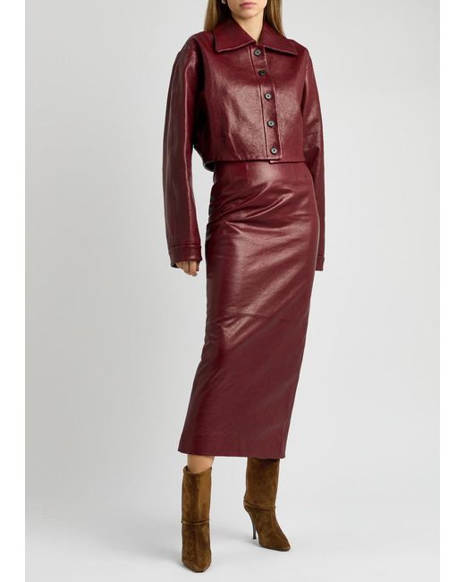 Saint Laurent Brown Niki 90 Suede Ankle Boot