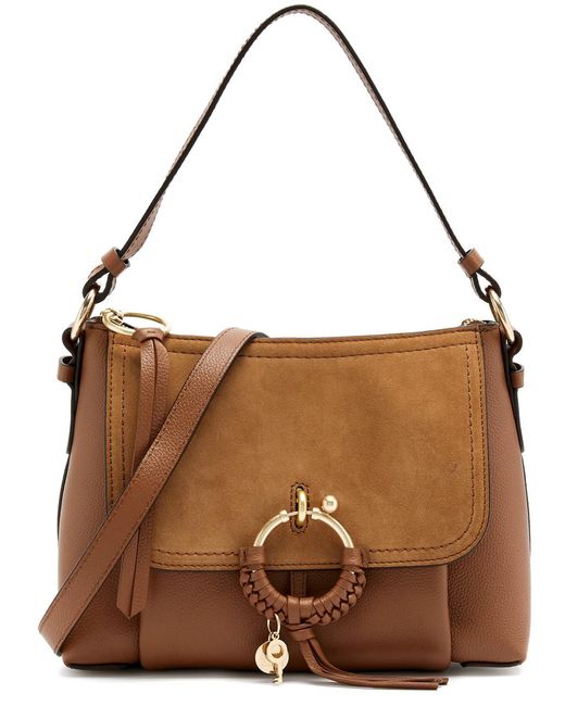 See By Chloé Brown Joan Small Grained Leather Cross-body Bag