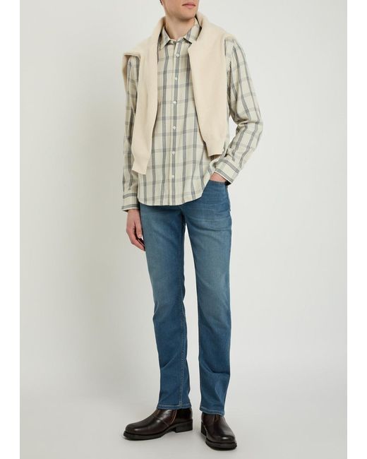 PAIGE Blue Normandie Straight-Leg Jeans for men