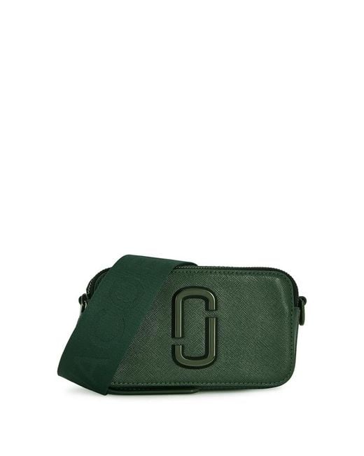 Marc Jacobs Snapshot Dtm Dark Green Leather Cross-body Bag
