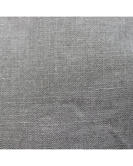 Harvie & Hudson Gray Slate Grey Irish Linen Flat Cap for men