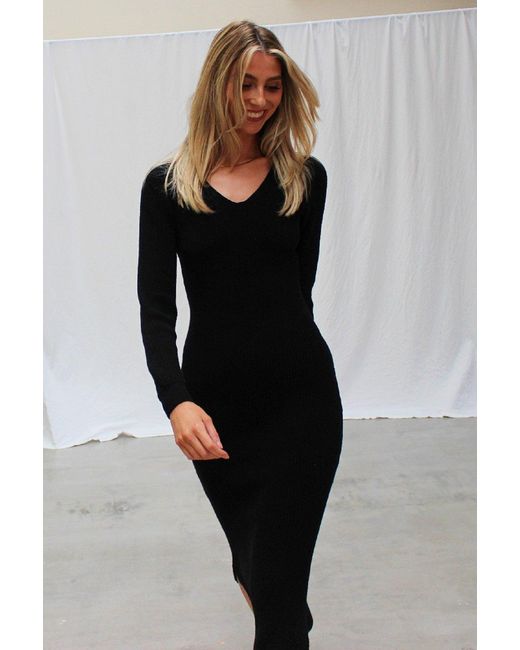 low cut jumper dress