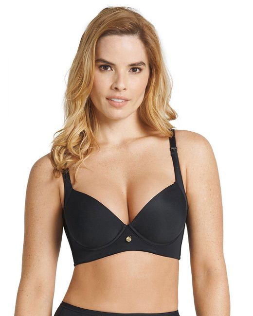 Leonisa Back Smoothing Bra With Soft Full Coverage Cups - High Profile in  Black | Lyst
