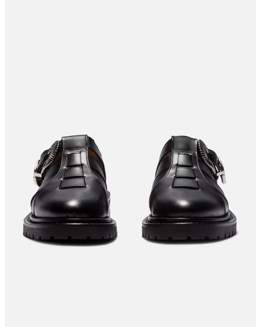 Toga Virilis Straps Sandals in Black for Men | Lyst