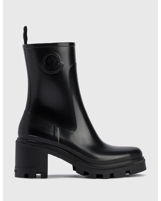 moncler loftgrip block heel rain boots