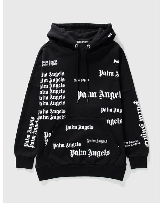 Palm Angels Ultra Logo Oversized Hoodie in Black for Men - Lyst