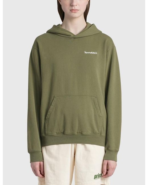 sporty and rich green hoodie