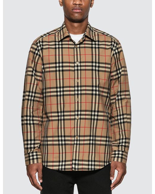 burberry flannel mens